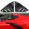Pentru Chevrolet Corvette C8 2022 2023 Accesorii mașini ABS acoperire obturator geam din spate Ornament pentru fereastră laterală