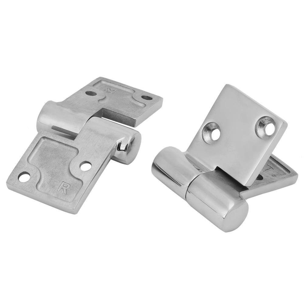 2PCS Heavy Duty Casting Take-Apart Boat Hinge Marine Grade Strap Hinge  Marine, RV, Furniture