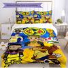 3pcs Duvet Cover Set (1*Duvet Cover + 2*Pillowcase, Without Core), Club America Print Soft All‑Season Bedding Set, Home Bedroom Decor Gift