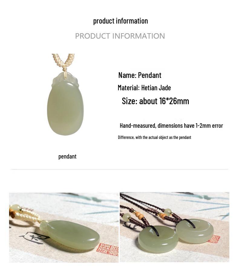 Hetian Jade Pi Xiu Anhänger Charm - Qingbai Stein Halskette für Paare
