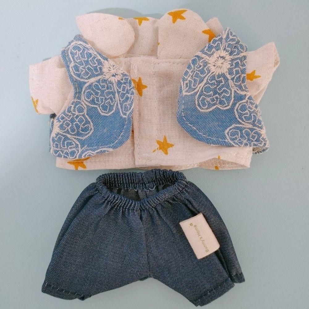 

Vintage Handmade Cotton Doll Outfit DIY Doll Clothes Accessories Cotton Doll Accessories Style B