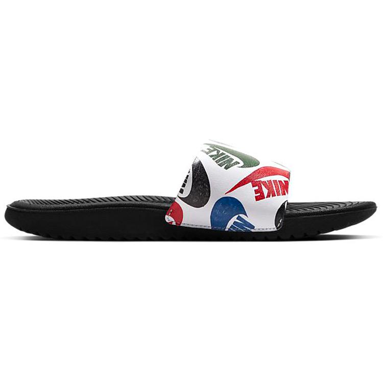 Nike Kawa Quick Dry Slippers Black White Kids' CT6619-010