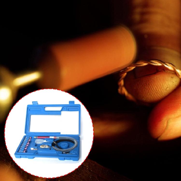 Pneumatic Grinding Pen Set Air Die Grinder Machine Engraving Mini Polishing Air Tool Grinder Machine Box Tool