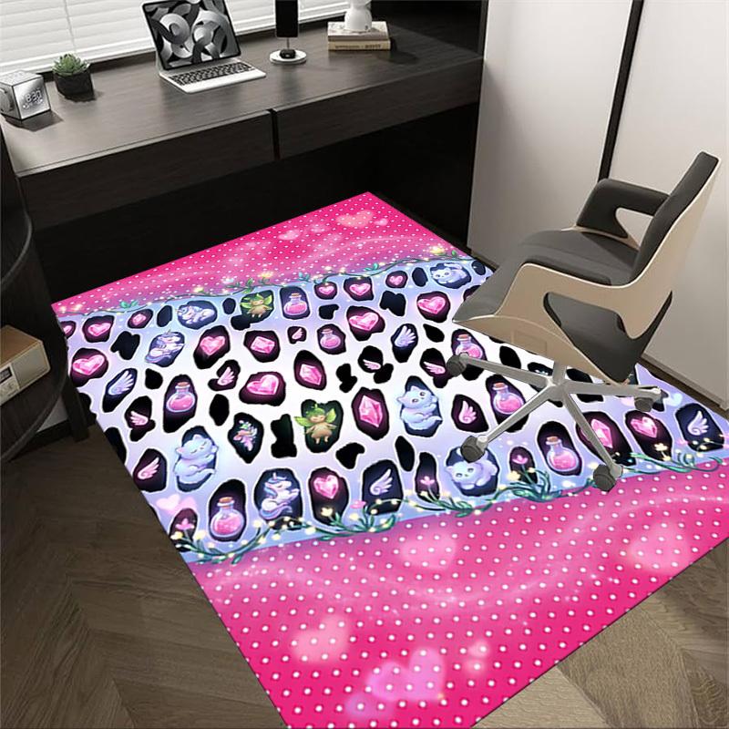 

1PC Unicorns Hearts Non-Slip Floor Carpet Compatible for Office&Living Room&Bedroom&Dining room - Soft & Pattern-G0325 60cm by 90cm