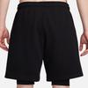 Nike X 1017 Alyx 9Sm Collaboration Yoga Series Ss24 Breathable Lace-Up Mid-Rise Solid Color Sports Shorts Unisex Shorts Black DR5354-013