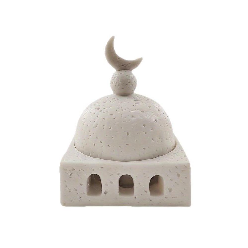 

Castle Shape Ramadan Aromatherapy Cup Architectural Style Eid Desk Ornament Living Room Style A