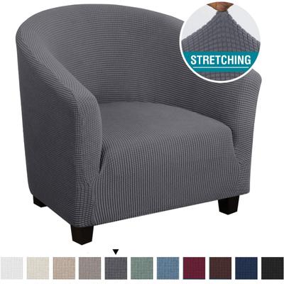 High Stretch Spandex Coffee Tub Sofa Armchair Seat Cover Protector Washable Furniture Slipcover Easy-install Home Chair Decor