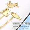 Chic and Fun Cat Shaped Spoon in 304 Stainless Steel for Dessert Delights