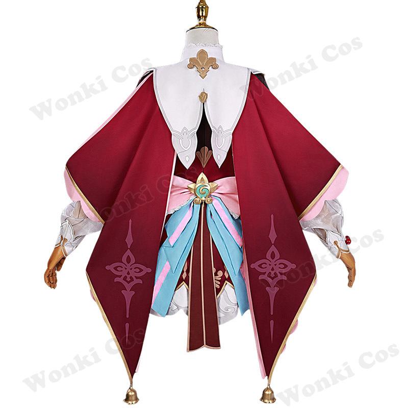 Star Rail Hyacine Cosplay Costume Wig Hair For Game Star Rail Hyacine Cosplay Shoes Women Carnival Party Role Play Outfits