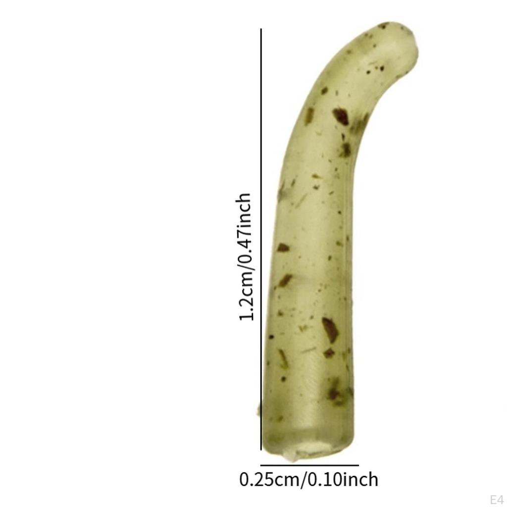 50 Pieces Fishing Rig Kicker Line Aligners Sleeves European Rigging Accessory Tubing Men