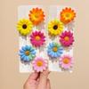 10 st Söta Blomsterhårnålar Färggranna Solros Sidbensklämmor Lämpliga för Dagligt Bruk Som Håraccessoarer Gåvor