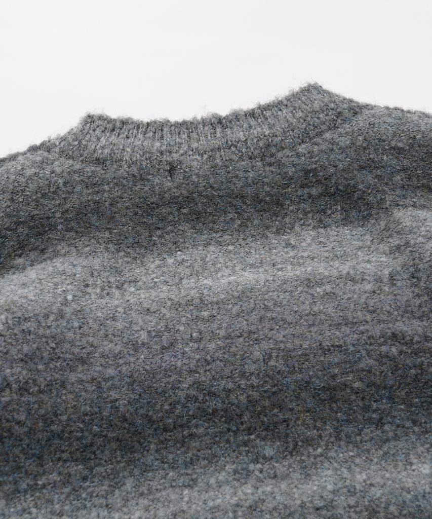 FRIZMWORKS Gradation Boucle Knit _ Gray