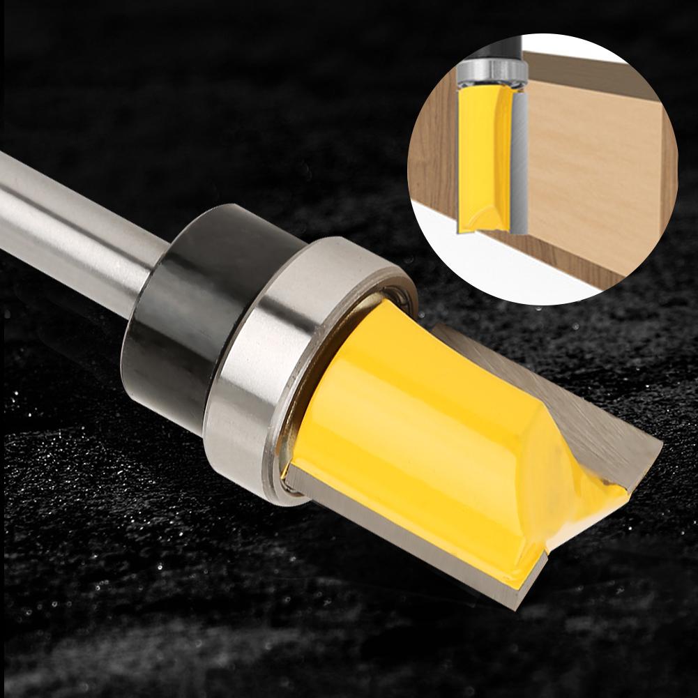 T-Shank Flush Wood Router Bit 1Celsius4in Shank for Trimming