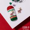 2pcs 3D Alloy Christmas Tree Bells Nail Art Zircon Pearl Metal Manicure Nails Accessories DIY Nail Decorations Supplies Charms
