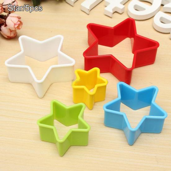 5 szt. DIY Fondant Mould Formy do pieczenia Ciasta Ciasteczka Dekorowanie Sugarcraft Narzędzia Zestaw