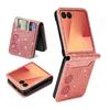 Für Samsung Galaxy Z Flip 8 7E 7 6 5 4 Glitzer Bling Schutz Handyhülle Mit Geldbörse Kartenhalter Leder Stoßfeste Abdeckung