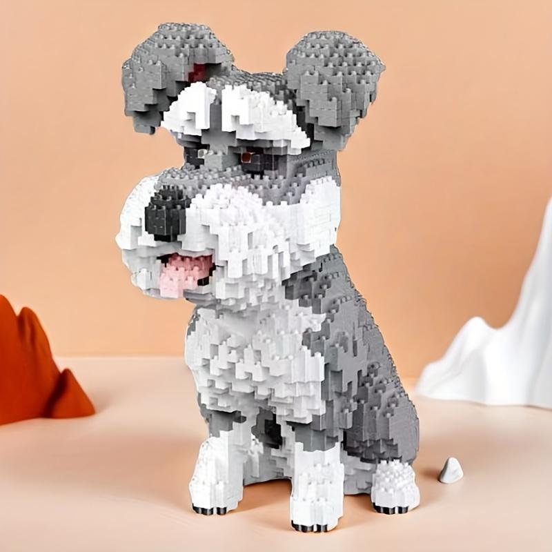 Pudel Bauklötze Sammlung Haustier Hund Blöcke Schreibtisch Wohnzimmer Dekorative Ornamente Geschenk