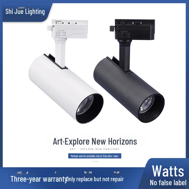Adjustable COB Track Light: High Brightness 20W/30W LED for Retail and Display Shelves