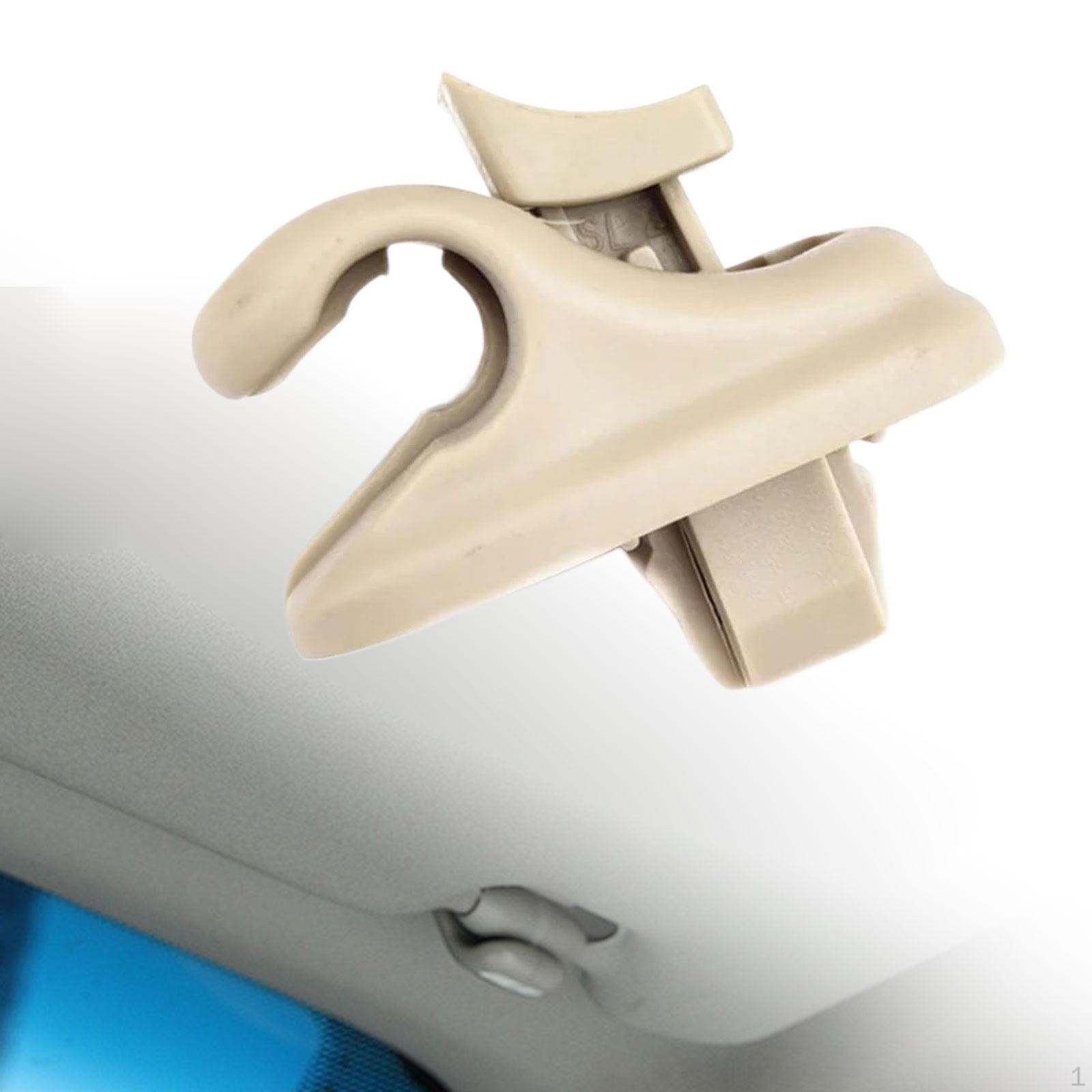 

Auto Sun Visor Clip Car Accessory Fixing Bracket Hanger Retainer Hook for бежевий