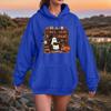 Women Fashion O Neck Long Sleeve Printed Top Hoodie Sweatshirt