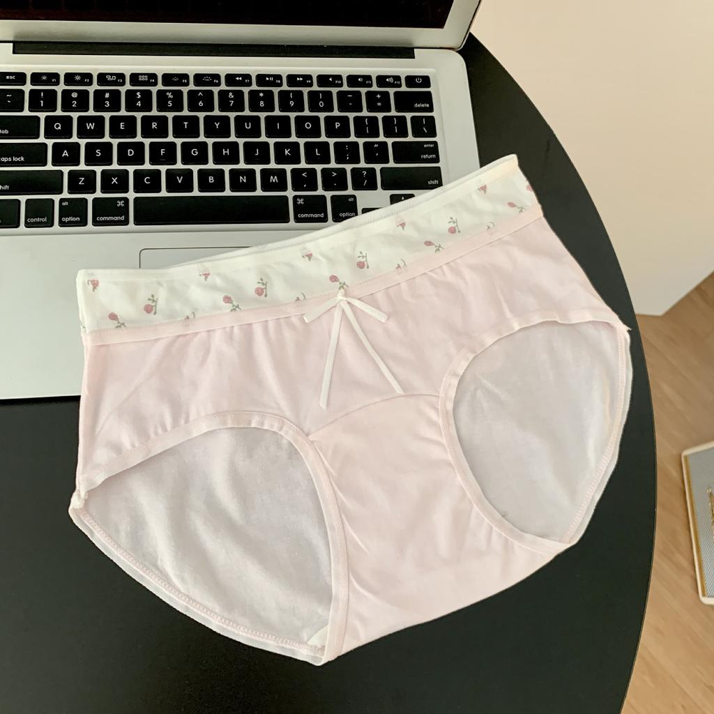 Plus Size Women's Spring and Autumn Pure Cotton 10A Antibacterial Extended Crotch Underwear