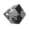 EN71 CPC Mini Metal Anti-Stress Relief Magic Puzzle Cube 2x2x2 Infinite Flip Sensory Toys Creative Christmas Gifts for Children