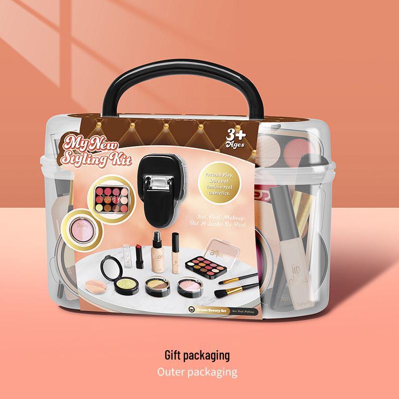 Princess Makeup Toy Set for Girls - Complete Children's Cosmetic Simulation Kit