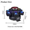 LED 10X10W 6 Head 4in 1  Moving Head Beam Light RG Laser Strobe Light DMX Stage Light RGB Beam Light Rotating Disco Party Bar Atmosphere