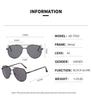 New Classic Luxury Mens Designer Sunglasses Metal Frame Gradient Vintage Shades Uv400 Rectangle Pilot Sun Glasses For Men