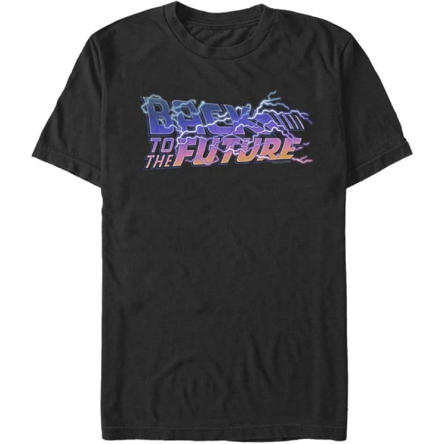 Back To The Future Men s Big & Tall Lightning Logo S