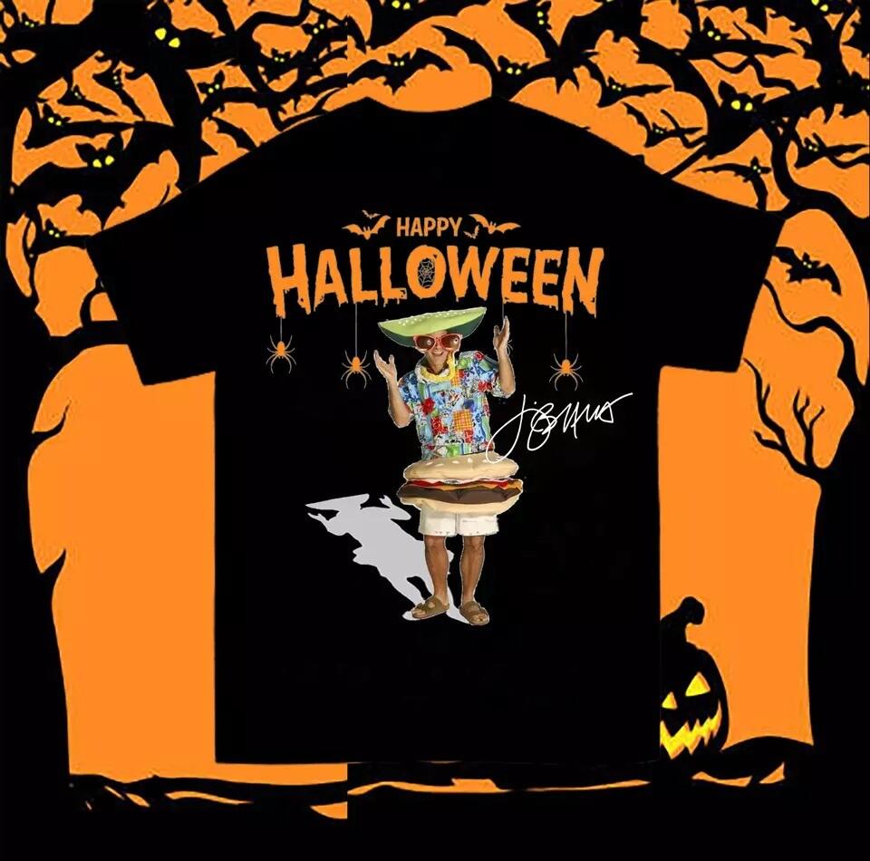 Rare Jimmy Buffett Happy Halloween Gift For Family S-3XL Unisex T-shirt N2509_06 M