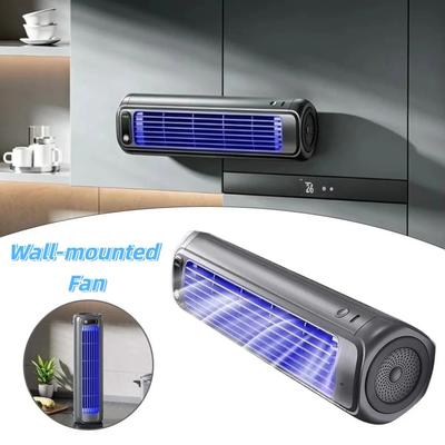 Bladeless Design USB Rechargeable Fan Leafless Design Portable Air Cooler for 5V/2A 3000mAh Desktop