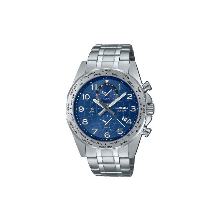 CASIO Men Standard Series Blue Watch MTP-W500D-2A MTP-W500D-2A Blue Dial