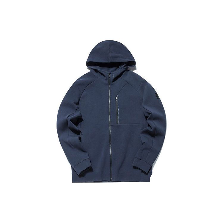

Anta Casual Sports Knitted Hoodie Jacket Men jackets Midnight-Blue 152137732-2 M