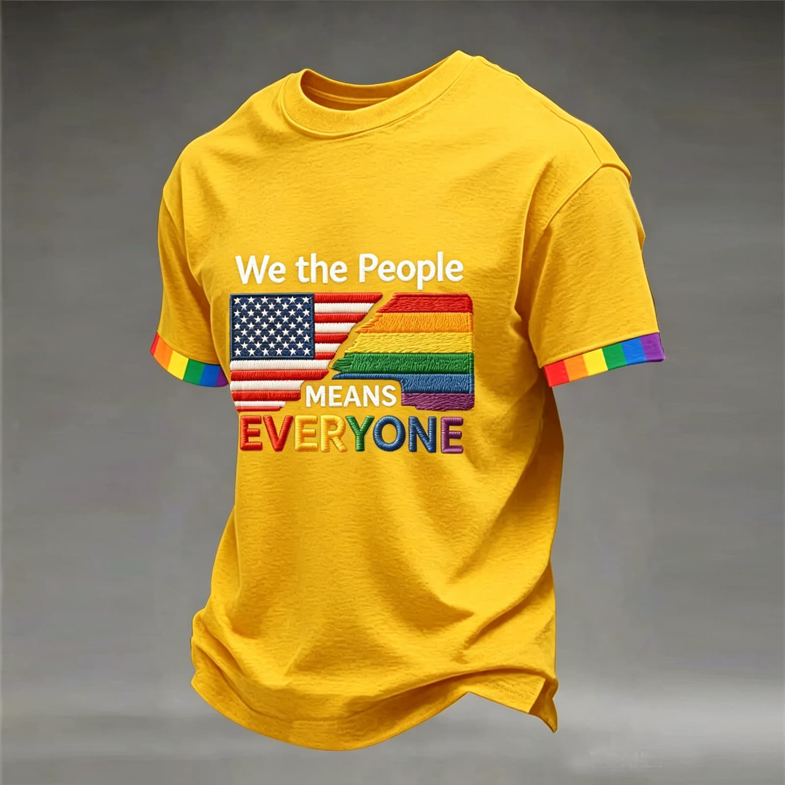 

Men s Casual Round Neck Short Sleeve T-Shirt XL жовтий