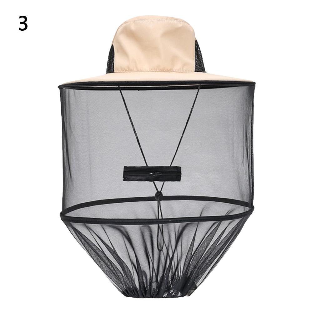 Unisex Bucket Hats Foldable Mosquito Hat With Hidden Net Mesh Repellent Insect Bee Protection Outdoor Sunscreen Fishing Cap