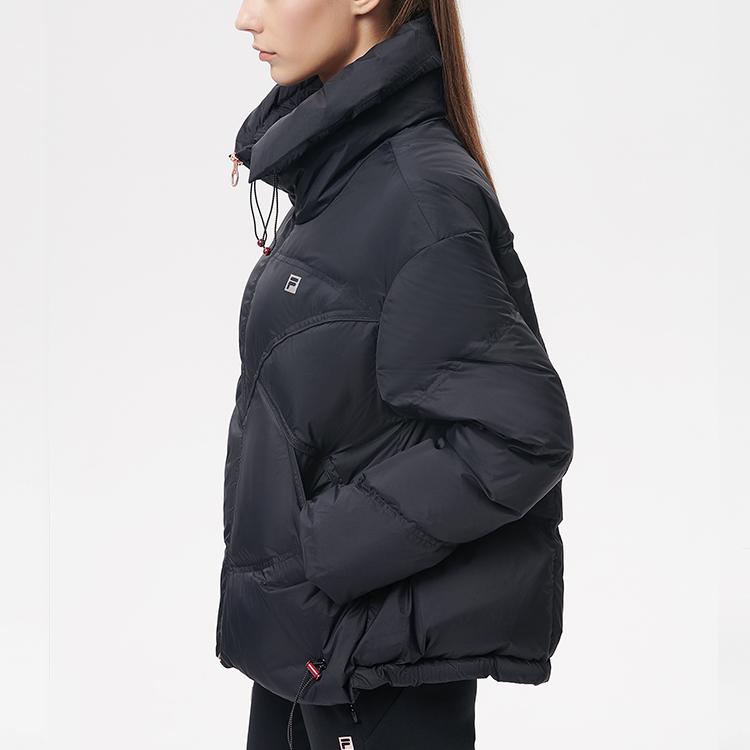 New FILA Athletics Down Jackets Women's Pitch Black A11W141917F-BK