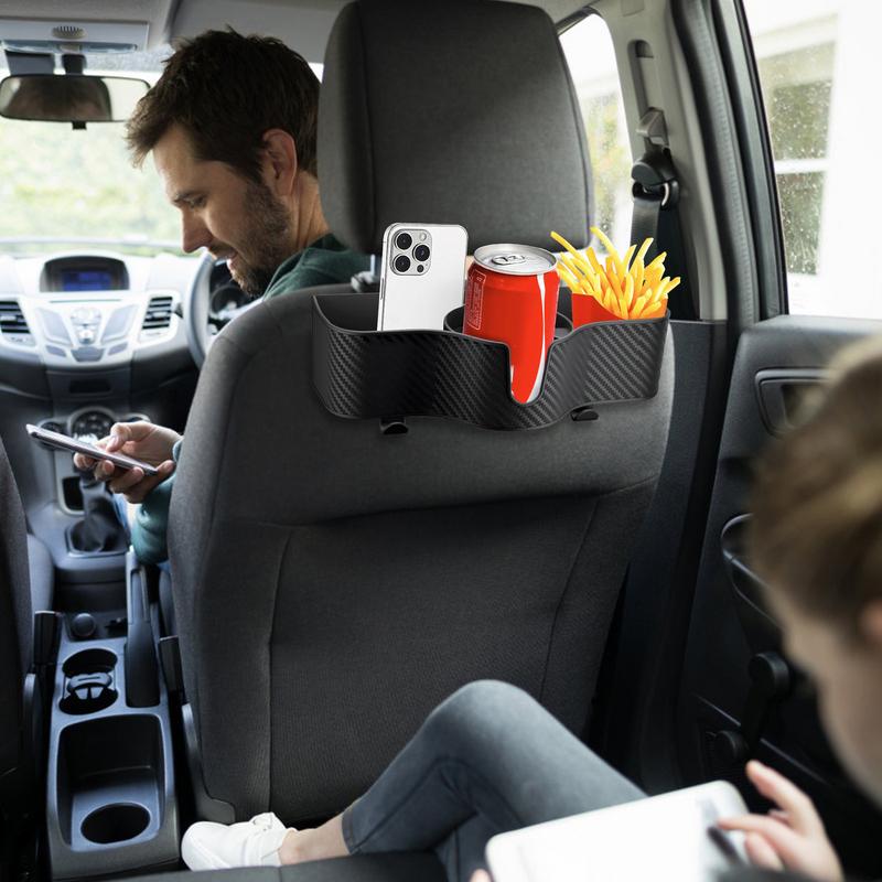 Car Multifunctional Storage Box Rear Seat Cup Holder Auto Storage Box Strong Load-Bearing Car Interior Organizer For Mini Cars