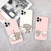 Cartoon Cute Cats TPU Silicone Case for IPhone 11 12 13 14 15 16 17 Pro Max Shockproof Clear Back Cover