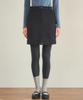 Aueonoseuteljia Classic Stripe Midi Skirt_Charcoal