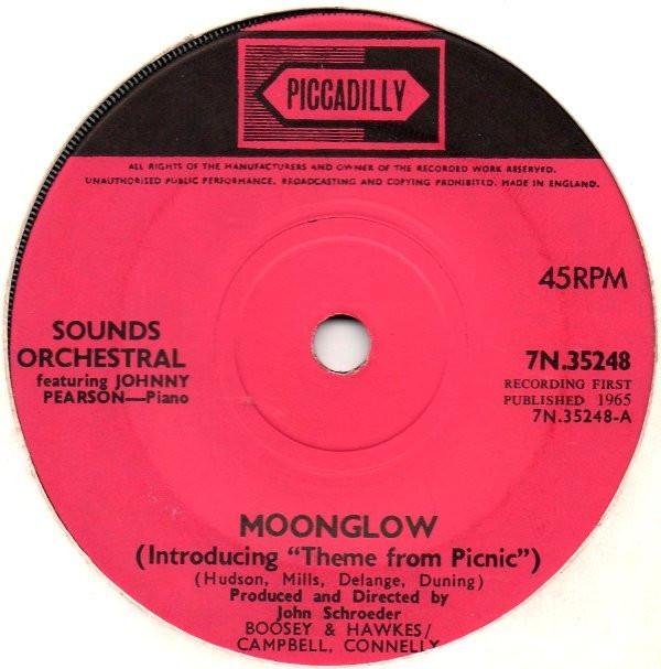 

7inch Record SOUNDS ORCHESTRAL Moonglow Youll Never Find 7N35248 PICCADILLY 1965 UK Jazz Used