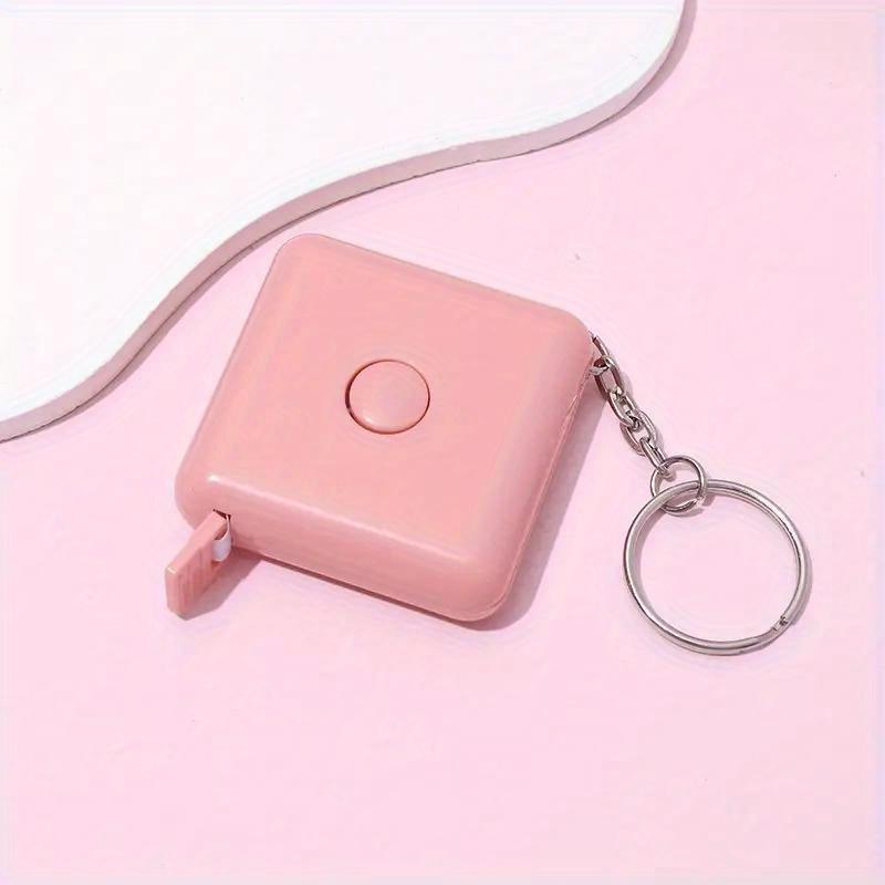 Portable 1pc 59-Inch Mini Retractable Tape Measure for Body, Sewing & Crafts Durable Double Scales, with Keychain Hole