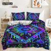 Bohemian Bedding Set Boho Flowers Duvet Cover Exotic Nationality Pillowcases Queen King for Woman Couple Bedroom Decorations