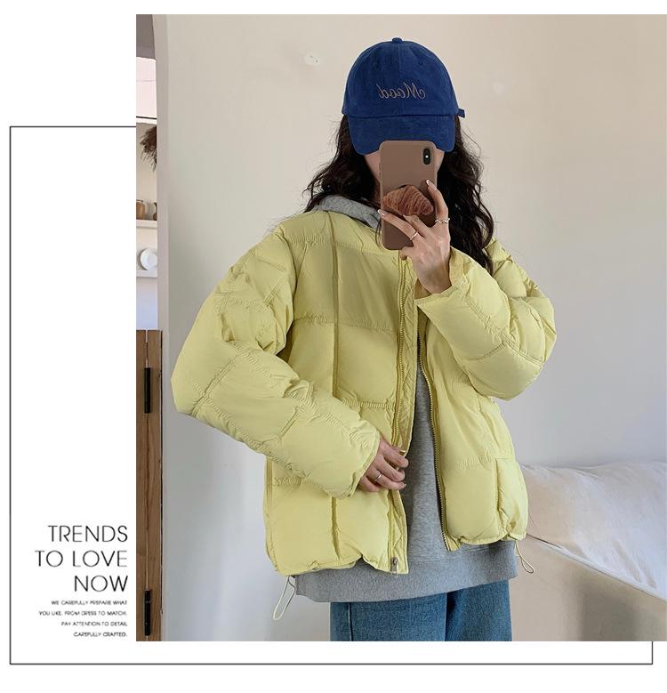 Women's Cozy Winter Round Neck Cotton Jacket