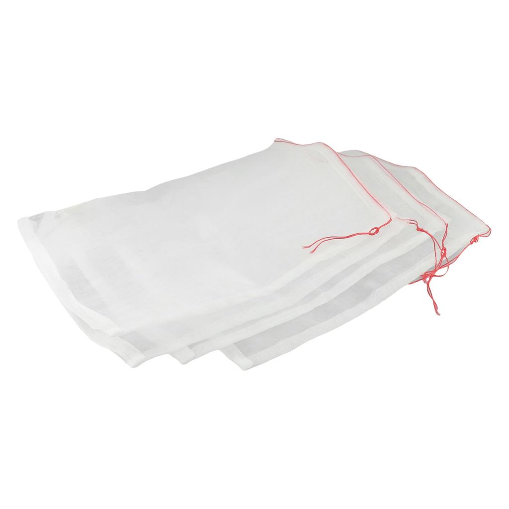 Drawstring Mesh Bags Fruit Protection Mesh Bags Garden Agriculture Nylon Material Proper Airflow Rainwater Drainage