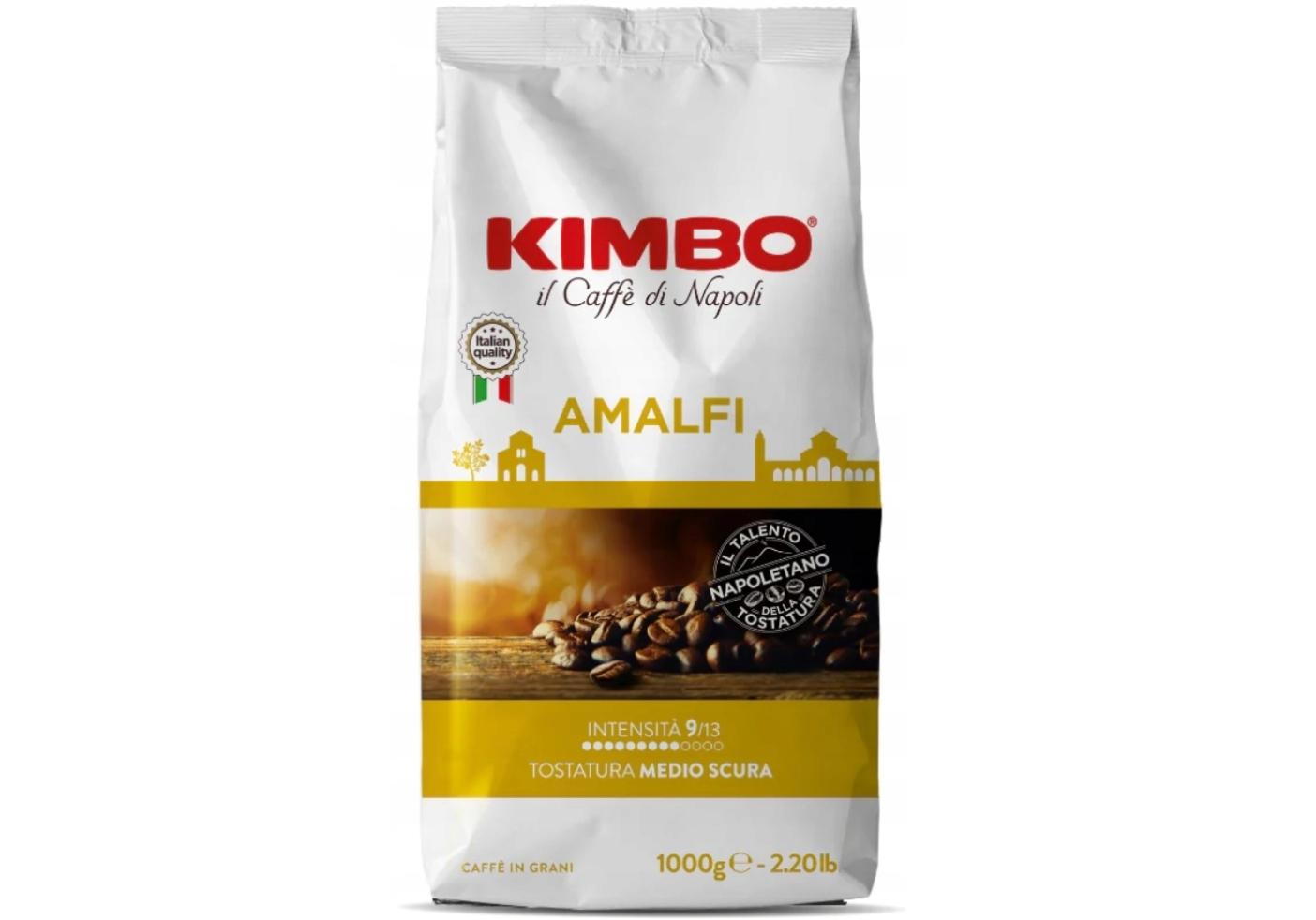Café en grains 100% arabica amalfi 1kg - kimbo