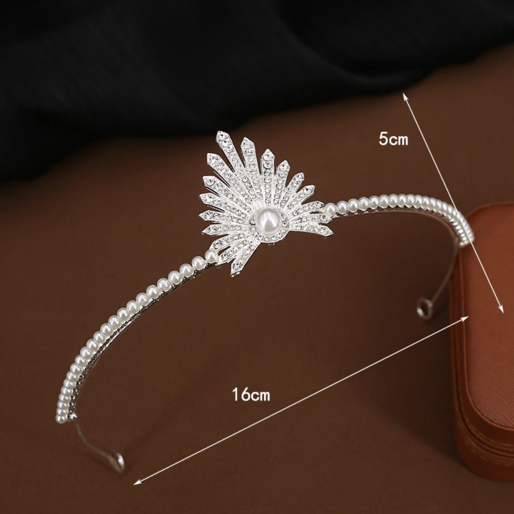 Simple Design Wedding Bride Crown Crystal Rhinestone Princess Crown Wedding Ceremony