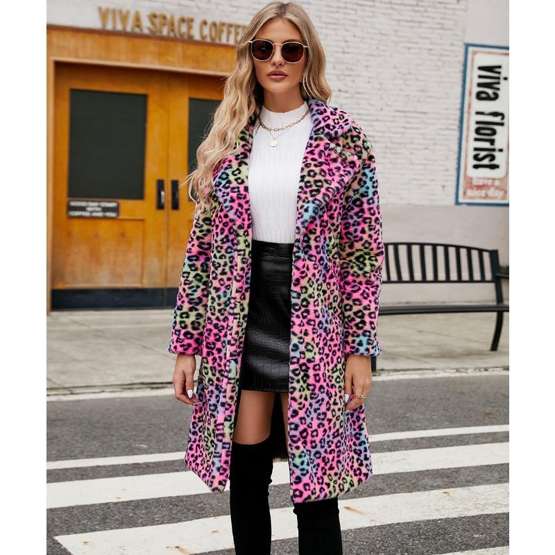 Fashion Casual Square Collar Long Coat Autumn and Winter