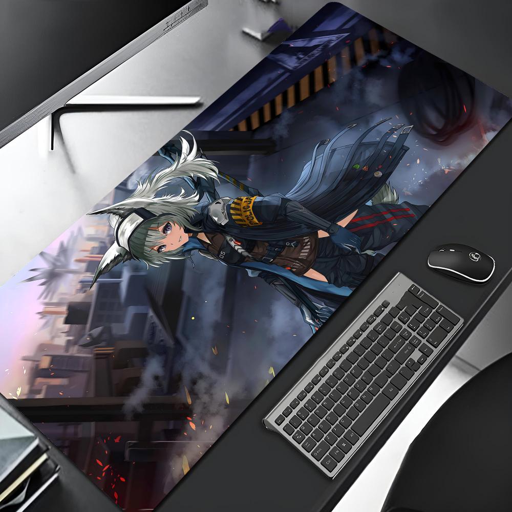 Arknights Video Game Mouse Pad Edge Big Gaming Locking Computer Gamer Large Rubber Art Mousepad Laptop Desk Mat