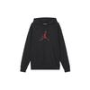 Air Jordan Holiday Fleece Pullover Hoodie 'Black Gym Red' Men's FD7466-010